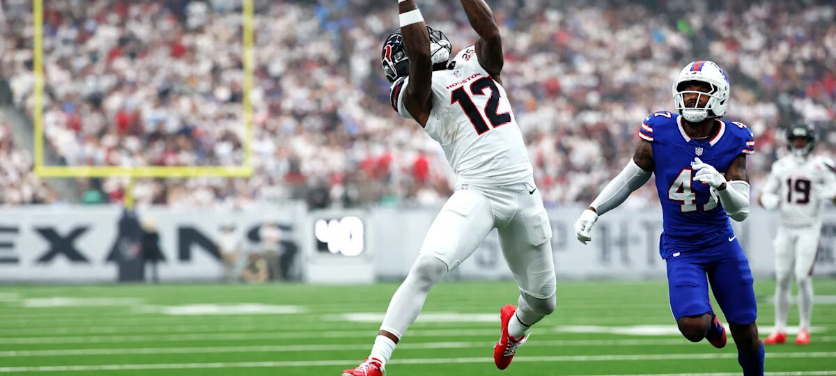 Nico Collins scores in season opener