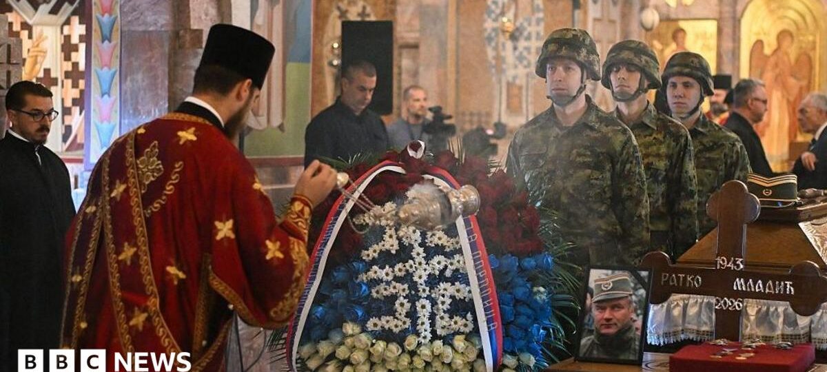 Thousands turn out in Serbia for funeral of 'Butcher of Bosnia' Ratko Mladić