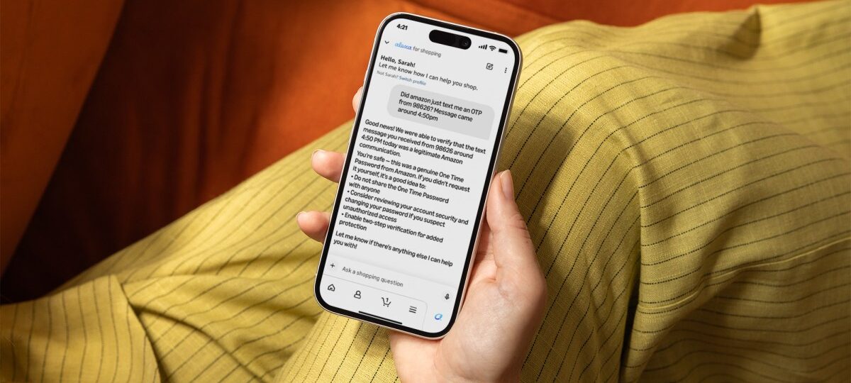 PSA: Amazon’s shopping AI can now tell you if that message is a scam