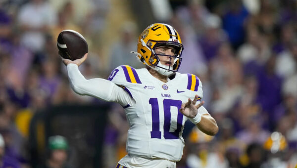 LSU QB Sam Leavitt upgraded to questionable for Ole Miss game