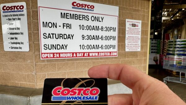 Most national retailers close on 2 holidays. Costco shuts down for 7.