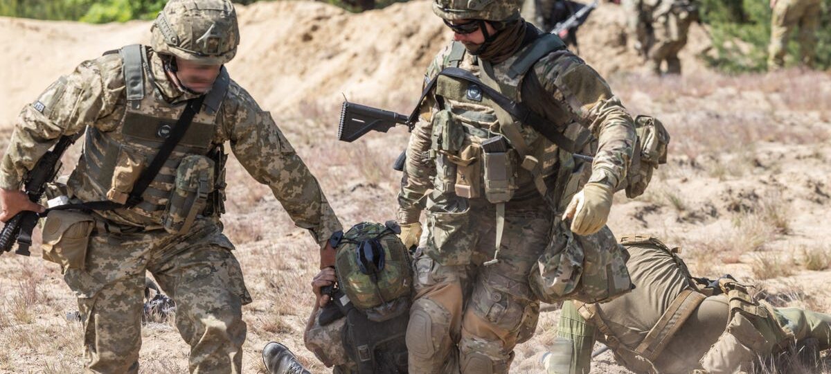 At this NATO training camp, the aim is to train the Ukrainians who can then turn around and train everyone else