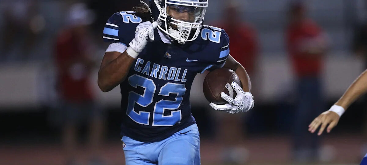 Carroll RB Sebastian Robles' record night leads Week 5 top performers
