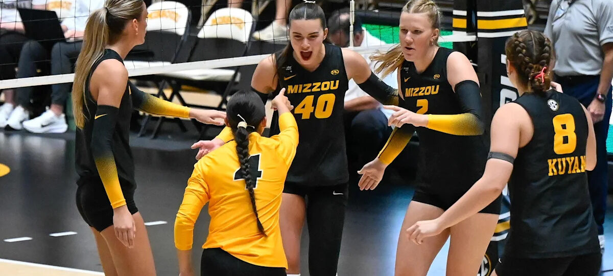 Mizzou Volleyball Sweeps Wichita State Behind a Balanced Attack