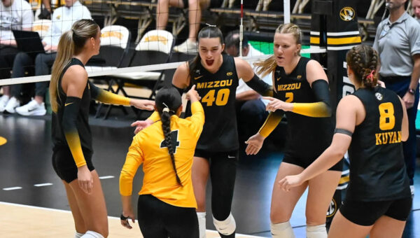 Mizzou Volleyball Sweeps Wichita State Behind a Balanced Attack