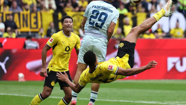 Felix Nmecha reacts to Dortmund bicycle kick: ‘A bit of childhood’
