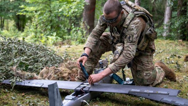 Half the drones in a recent US Army combat exercise were designed to be expendable