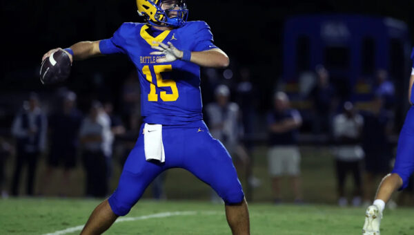 Luke Bryan watches son Bo Bryan erupt for career night in statement win over rival