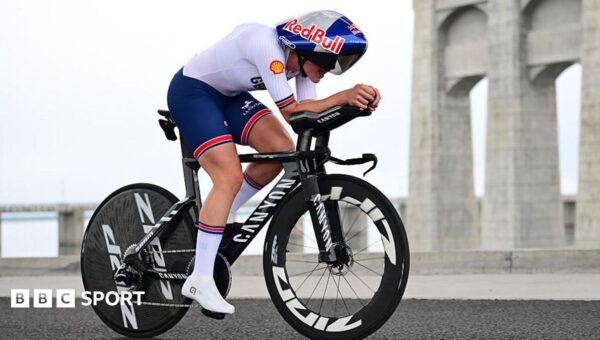 GB’s Backstedt wins world time-trial silver