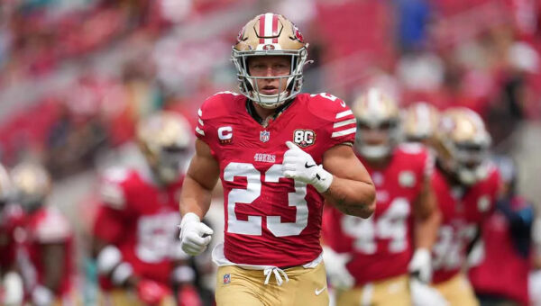 49ers' Christian McCaffrey hits 100 career touchdowns in near-record fashion
