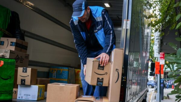 Amazon projects it's on track to deliver nearly 90% of its own US packages
