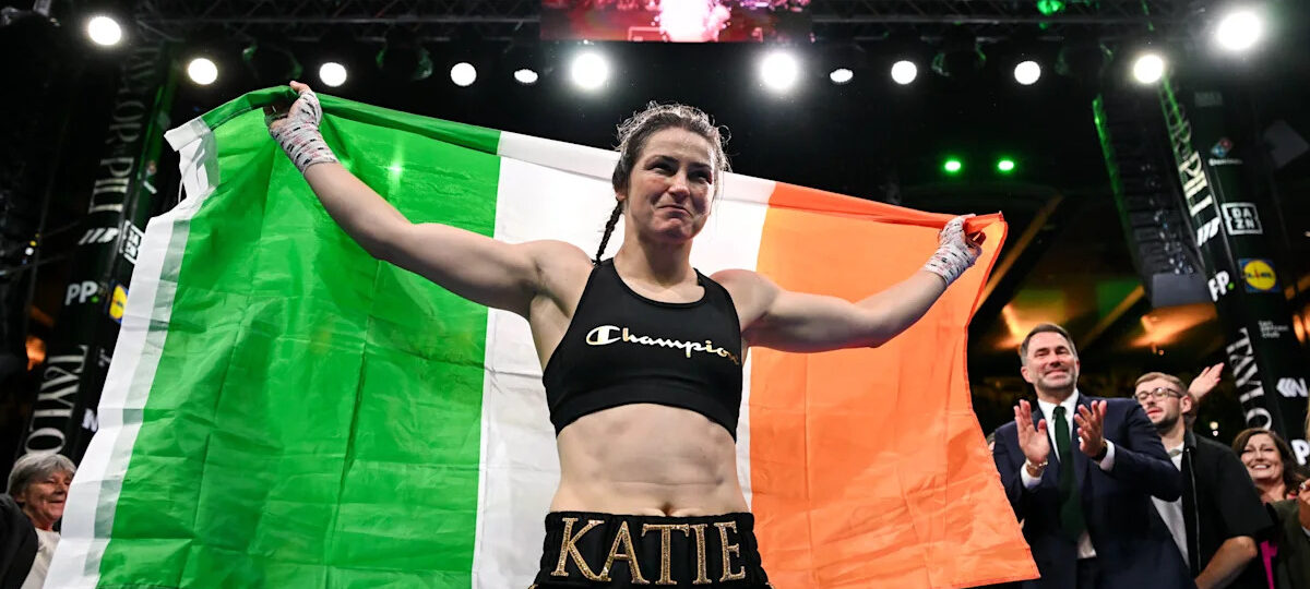 ‘I’m crying’: Katie Taylor’s legendary career ends with emotional outpouring from boxing world