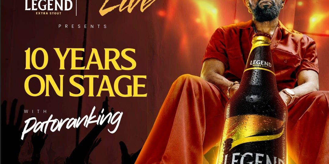 Legend Extra Stout set to deliver a Legendary Night of Music with Patoranking at TRACE Live.