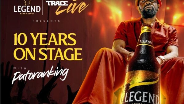 Legend Extra Stout set to deliver a Legendary Night of Music with Patoranking at TRACE Live.