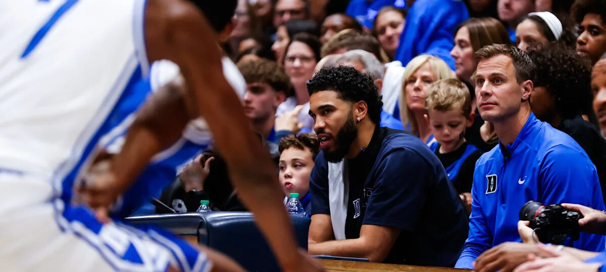 Star Boston Celtics forward Jayson Tatum worked out with fellow Duke alumni