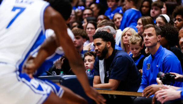 Star Boston Celtics forward Jayson Tatum worked out with fellow Duke alumni