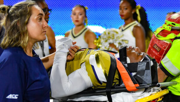 Georgia Tech's Jaylen Mbakwe 'fine and feeling well' after being stretchered off field in loss to Tennessee
