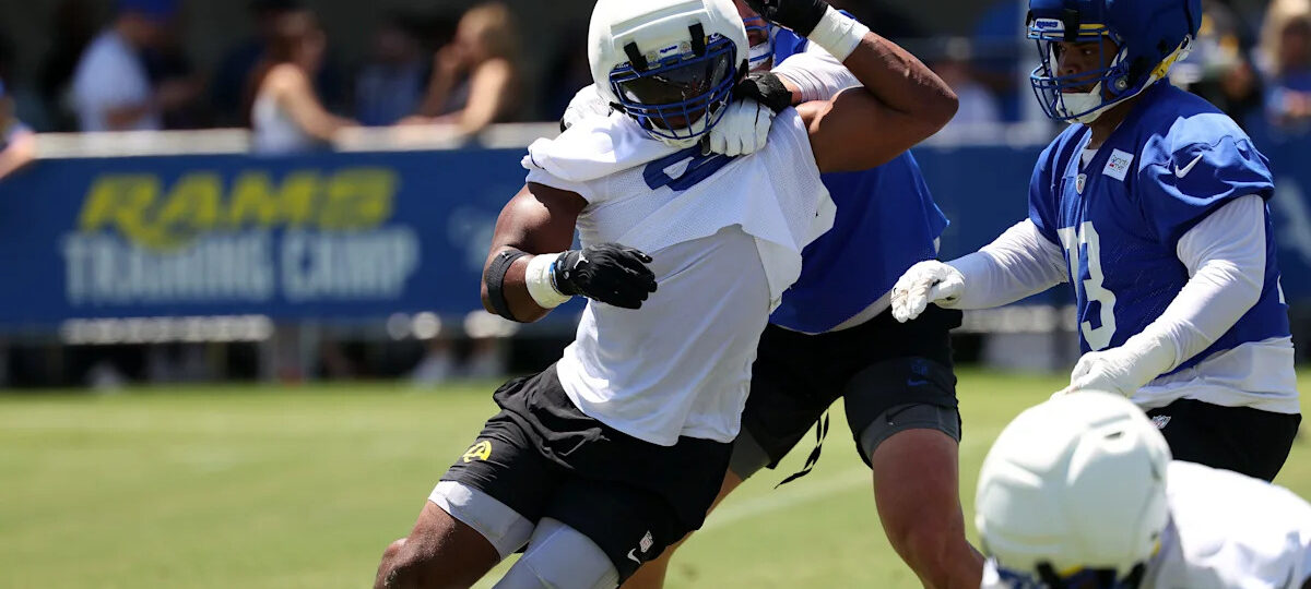 Myles Garrett and Aaron Donald return to practice ahead of season opener