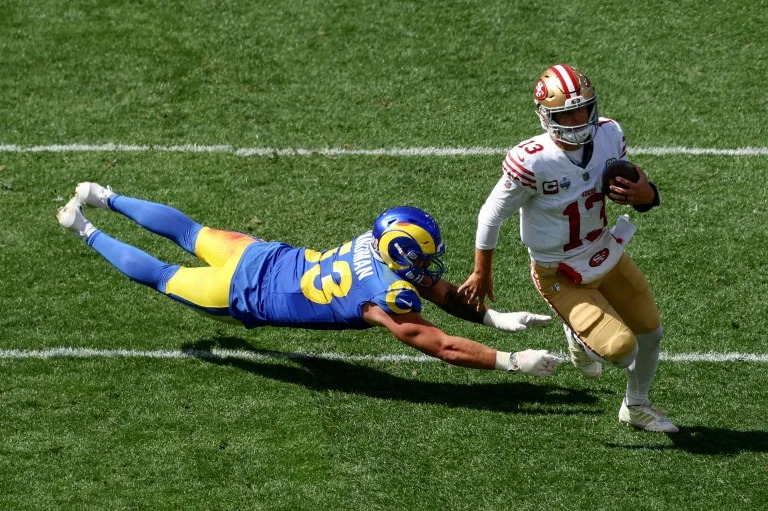 No jet lag for 49ers as Purdy routs Rams in Australia