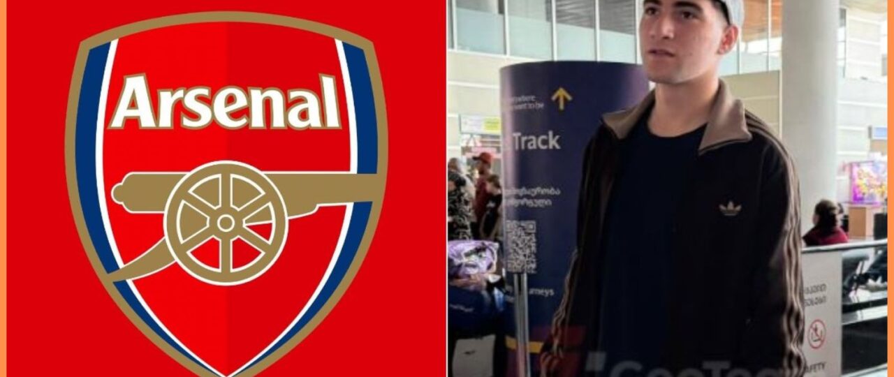 (Photo) Midfielder pictured at airport on way to signing for Arsenal on 5-yr contract