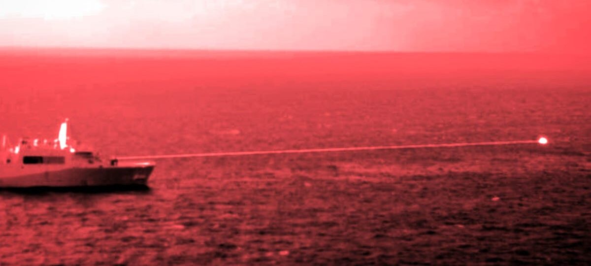The US Navy's top admiral says lasers are key to keeping cheap drones from eating into warship missile magazines