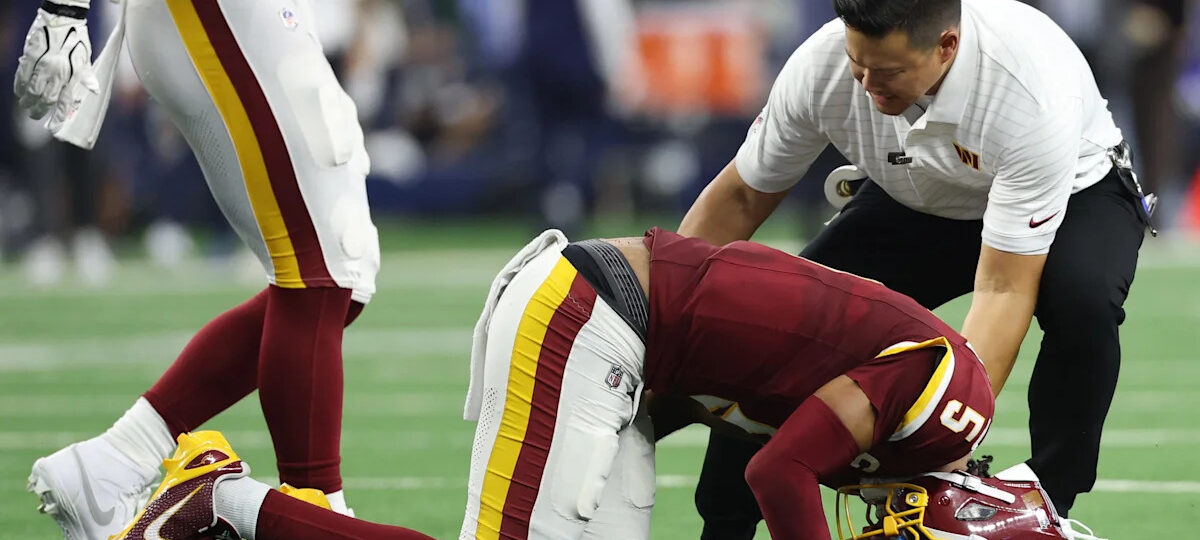 Tom Brady had just 2 words after seeing Jayden Daniels’ brutal injury live