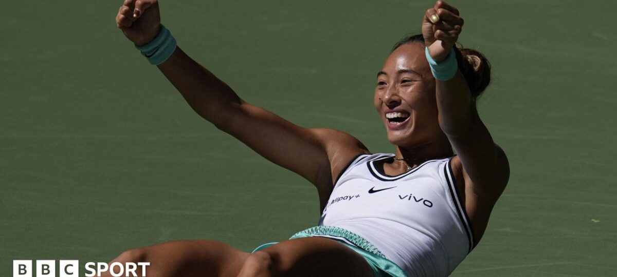 Zheng stuns Swiatek after winning another set from 5-0 down