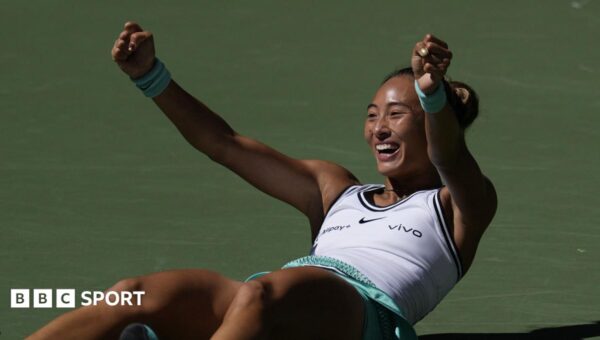 Zheng stuns Swiatek after winning another set from 5-0 down