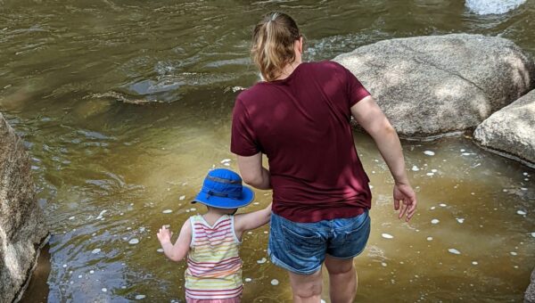 A stranger yelled at my child to stop crying. After standing up for my daughter, I stopped being so hard on myself.