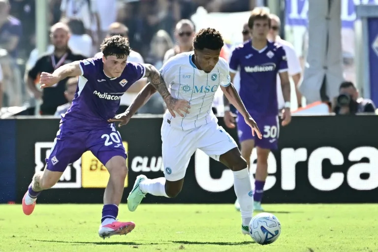 Fiorentina frustrate Napoli with Serie A draw, Como upset