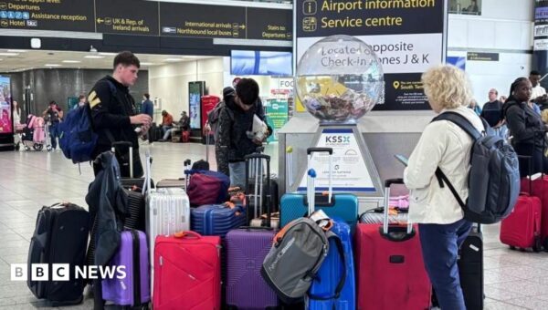 ‘It’s been a nightmare’: Passengers face airport chaos after air traffic issue