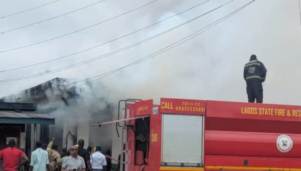 Fire guts Customs Western Marine Command office in Lagos