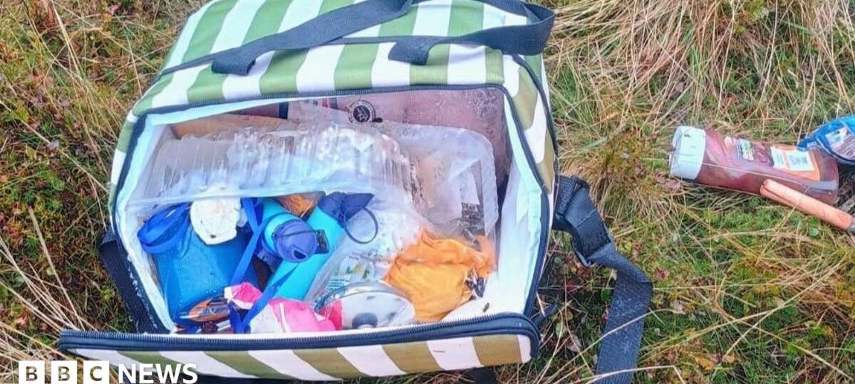 Anger as human poo and 'maggot-infested' food left behind at beauty spot