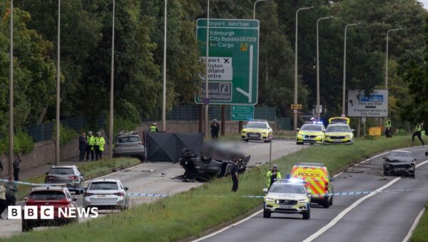 Police hunt after driver killed in hit-and-run near Edinburgh Airport