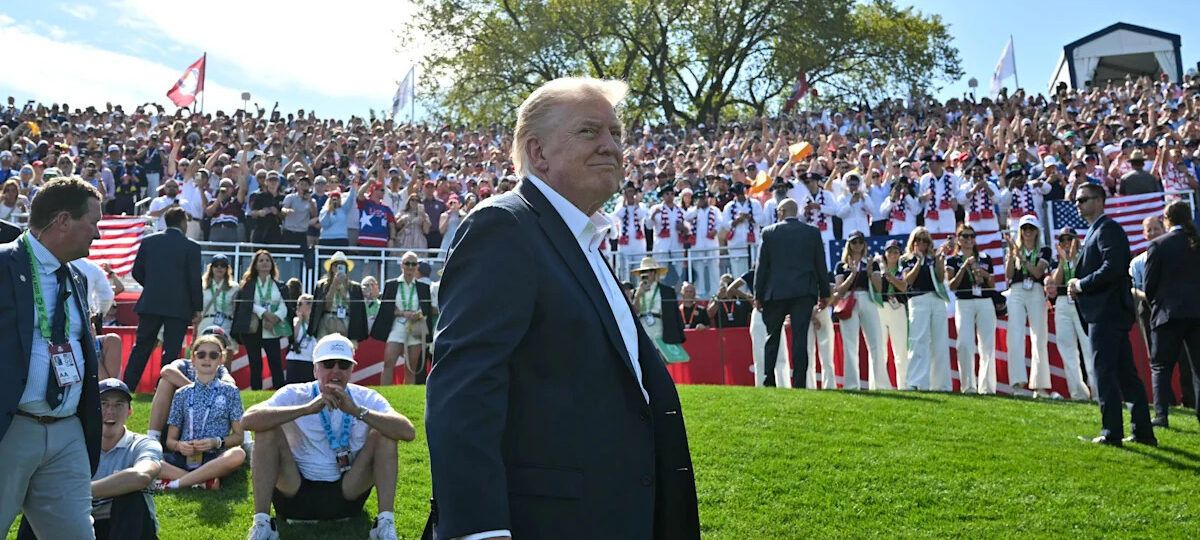 Trump wants 15 minutes for speech on Sunday's first tee at Presidents Cup