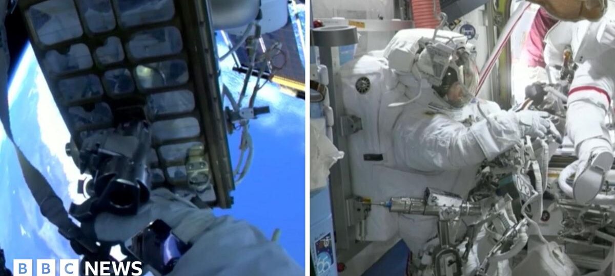 Watch: Astronauts set out on rare all-female spacewalk