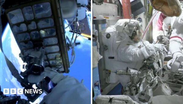 Watch: Astronauts set out on rare all-female spacewalk