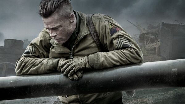 Brad Pitt stars as a raw recruit on a dangerous mission in WWII