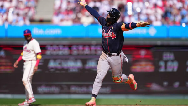 Acuña, Riley power Braves past Phillies 5-4 as Atlanta moves 5 games up over Philly in NL East