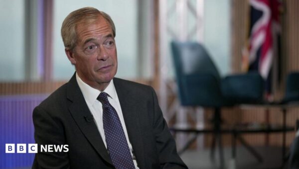 Farage says £72m donations are compliant ‘with the law today’