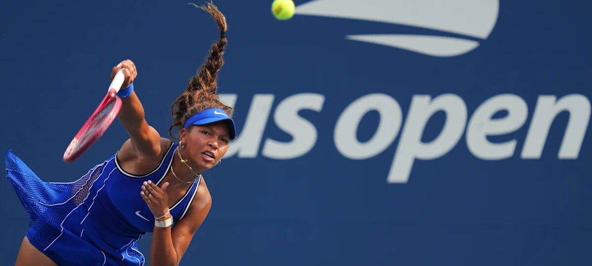 Thea Frodin, who was Serena Williams’ body double in ‘King Richard,’ loses in her US Open debut