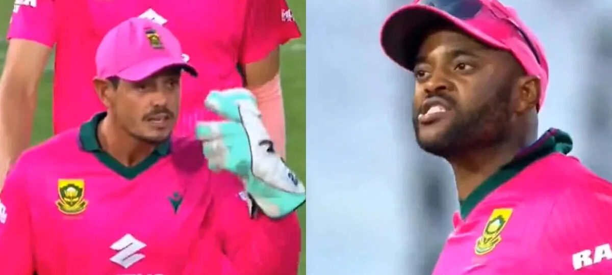 Tempers flare! Temba Bavuma, Quinton de Kock involved in heated exchange during review - Watch