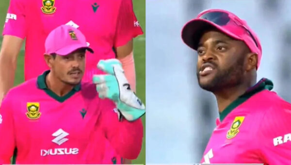 Tempers flare! Temba Bavuma, Quinton de Kock involved in heated exchange during review - Watch