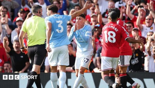 Foden sees red as Mainoo impresses – Manchester derby ratings