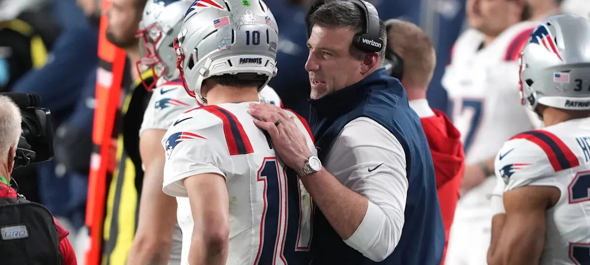 Mike Vrabel gives honest assessment about Drake Maye’s ‘reckless’ final drive that cost Patriots