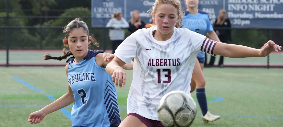 Albertus tops Ursuline, girls soccer scoreboard for week of Sept. 21
