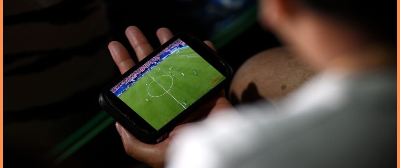 The rise of football fans watching games on their phones
