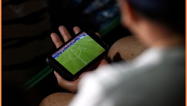 The rise of football fans watching games on their phones