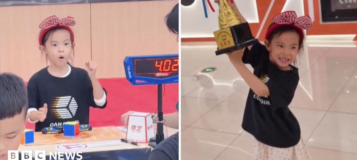 Watch: Six-year-old girl from China sets new Rubik's Cube world record