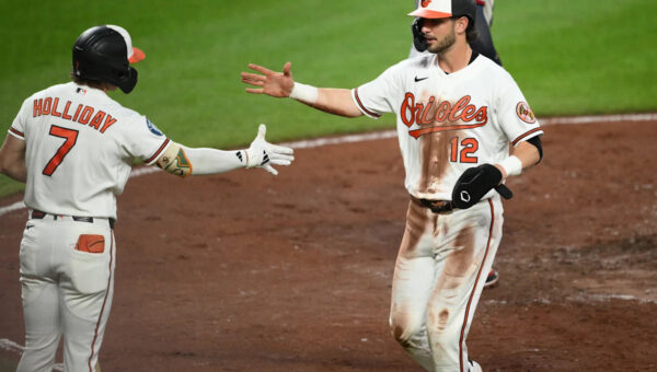 Beavers gets 2 hits, 3 RBIs in 8-run inning that lifts Orioles past Guardians 9-5